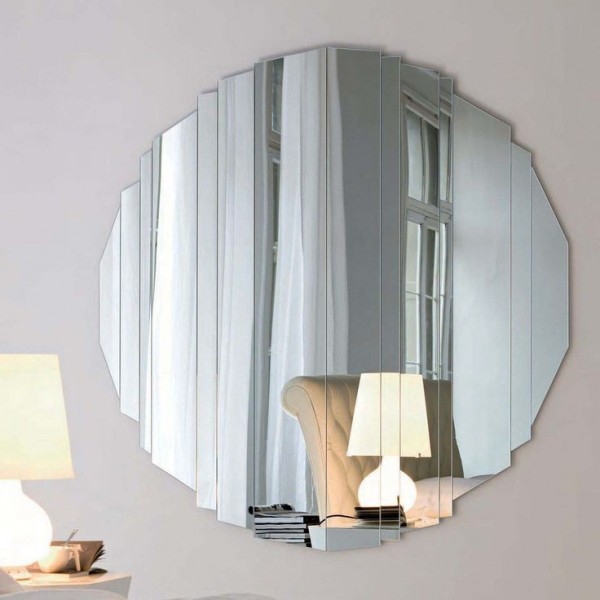 قاب آینه ای گرد پازلی